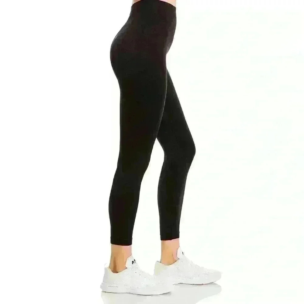 Spanx Look at Me Now Black Leggings Sz M